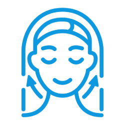 شد الخيوط التجميليه للوجة